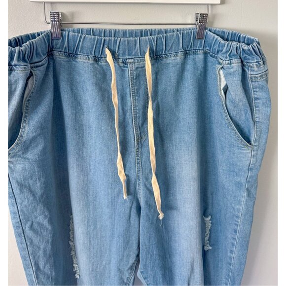 Hayden Lightwash Distressed Jeans - Picture 8 of 10